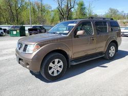 Salvage cars for sale at Albany, NY auction: 2005 Nissan Pathfinder LE