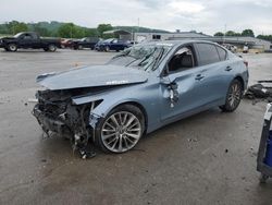 Salvage cars for sale at Lebanon, TN auction: 2019 Infiniti Q50 Luxe