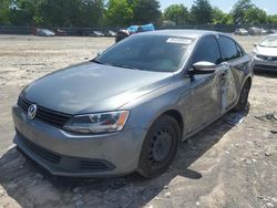 Salvage cars for sale from Copart Madisonville, TN: 2012 Volkswagen Jetta SE