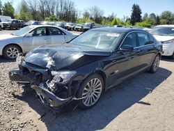 Salvage cars for sale at Portland, OR auction: 2012 BMW 750 LXI