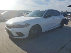 Salvage cars for sale at Grand Prairie, TX auction: 2022 Honda Civic Sport