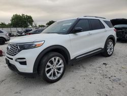 Ford Explorer salvage cars for sale: 2022 Ford Explorer Platinum