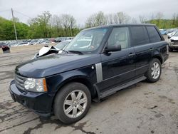 Land Rover Range Rover salvage cars for sale: 2008 Land Rover Range Rover HSE