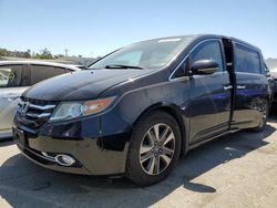 Salvage cars for sale at Martinez, CA auction: 2015 Honda Odyssey Touring