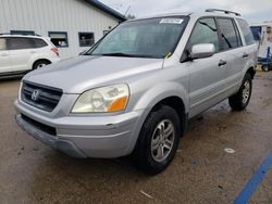 Salvage cars for sale from Copart Pekin, IL: 2004 Honda Pilot EXL