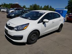 Salvage cars for sale at Woodburn, OR auction: 2016 KIA Rio LX