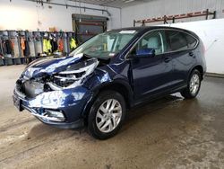 Salvage cars for sale at Candia, NH auction: 2015 Honda CR-V EX