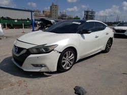 Salvage cars for sale at New Orleans, LA auction: 2016 Nissan Maxima 3.5S