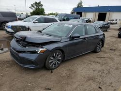 Salvage cars for sale from Copart Woodhaven, MI: 2024 Honda Civic EXL