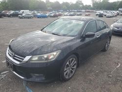 Honda Accord Sport salvage cars for sale: 2015 Honda Accord Sport