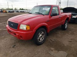 Salvage cars for sale at Elgin, IL auction: 2001 Ford Ranger