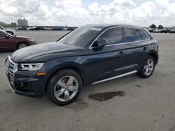 Salvage cars for sale at New Orleans, LA auction: 2019 Audi Q5 Premium Plus