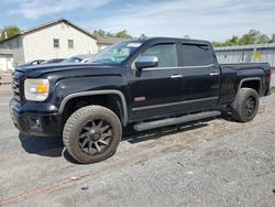 Salvage trucks for sale at York Haven, PA auction: 2015 GMC Sierra K1500 SLT