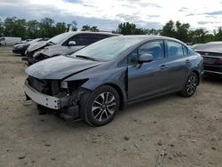 Salvage cars for sale from Copart Baltimore, MD: 2013 Honda Civic EXL