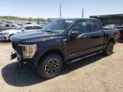 Salvage cars for sale at Colorado Springs, CO auction: 2021 Ford F150 Supercrew