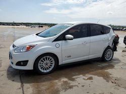 Salvage cars for sale from Copart Grand Prairie, TX: 2015 Ford C-MAX Premium SEL