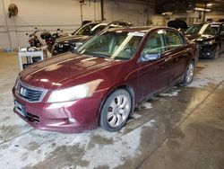 Salvage cars for sale at Wheeling, IL auction: 2009 Honda Accord EXL