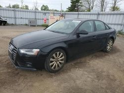 Salvage cars for sale from Copart Bowmanville, ON: 2013 Audi A4 Premium