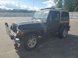 Salvage cars for sale at Dunn, NC auction: 2001 Jeep Wrangler / TJ Sahara