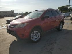 Salvage cars for sale from Copart Wilmer, TX: 2015 Toyota Rav4 LE