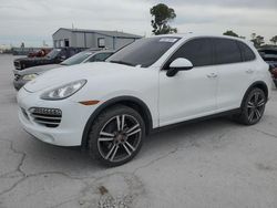 Salvage cars for sale at Tulsa, OK auction: 2014 Porsche Cayenne