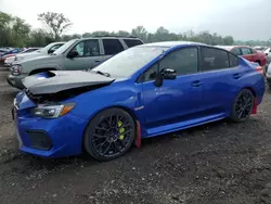 Salvage cars for sale from Copart Des Moines, IA: 2019 Subaru WRX STI
