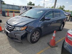 Salvage cars for sale at Pekin, IL auction: 2016 Honda Odyssey SE