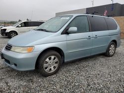 Salvage cars for sale at Mentone, CA auction: 2004 Honda Odyssey EXL