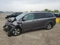 Salvage cars for sale from Copart London, ON: 2017 Toyota Sienna LE