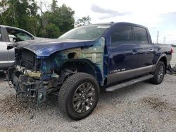 Salvage cars for sale at Riverview, FL auction: 2018 Nissan Titan SV