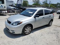 Toyota Corolla Matrix xr salvage cars for sale: 2004 Toyota Corolla Matrix XR