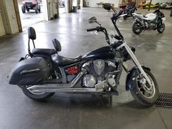 Salvage motorcycles for sale at Ham Lake, MN auction: 2008 Yamaha XVS1300 A