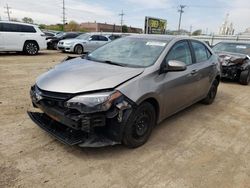 Salvage cars for sale at Chicago Heights, IL auction: 2019 Toyota Corolla L