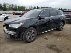 Salvage cars for sale at Finksburg, MD auction: 2017 Acura MDX