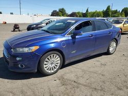 Salvage cars for sale at Portland, OR auction: 2014 Ford Fusion SE Phev