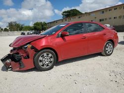 Vehiculos salvage en venta de Copart Opa Locka, FL: 2016 Toyota Corolla L