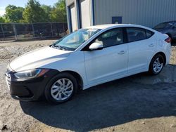 Salvage cars for sale at Waldorf, MD auction: 2017 Hyundai Elantra SE