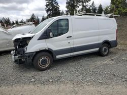 Salvage trucks for sale at Graham, WA auction: 2018 Ford Transit T-150