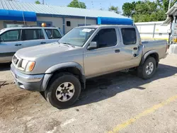 Salvage cars for sale from Copart Wichita, KS: 2000 Nissan Frontier Crew Cab XE