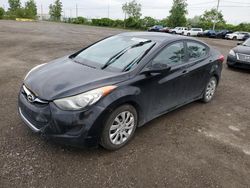Salvage cars for sale from Copart Montreal Est, QC: 2012 Hyundai Elantra GLS