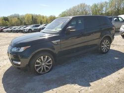 Salvage cars for sale at North Billerica, MA auction: 2016 Land Rover Range Rover Sport HSE