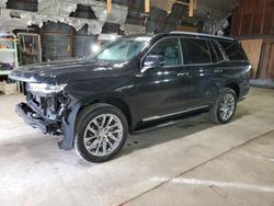 Salvage cars for sale from Copart Albany, NY: 2021 Cadillac Escalade Premium Luxury