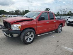 Salvage cars for sale at Riverview, FL auction: 2007 Dodge RAM 1500 ST