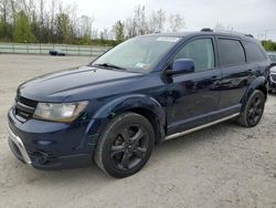 Salvage cars for sale at Leroy, NY auction: 2019 Dodge Journey Crossroad
