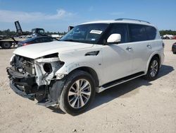 Salvage cars for sale at Houston, TX auction: 2017 Infiniti QX80 Base