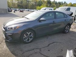 Salvage cars for sale at Exeter, RI auction: 2021 KIA Forte FE