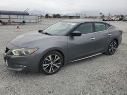 Salvage cars for sale at Mentone, CA auction: 2017 Nissan Maxima 3.5S