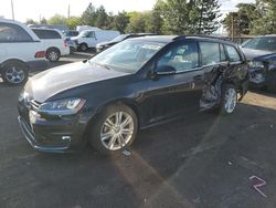 Volkswagen Golf Sportwagen tdi s salvage cars for sale: 2015 Volkswagen Golf Sportwagen TDI S