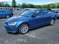 Salvage cars for sale at Grantville, PA auction: 2015 Volkswagen Jetta SE