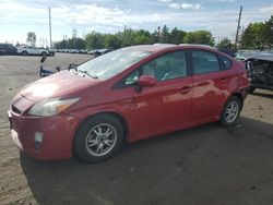 Salvage cars for sale from Copart Denver, CO: 2010 Toyota Prius